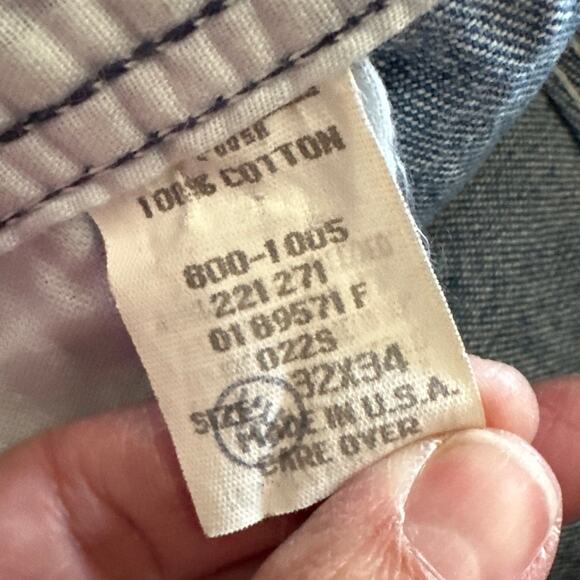 Vintage 50s Osh Kosh B'Gosh Cargo Overalls Vestback Union Made Sanforized USA - Picture 7 of 7